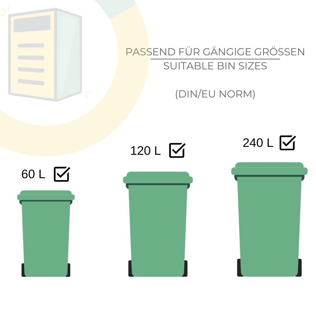 BOSCO Mülltonnenbox-Lärche Optik, 1er Modell