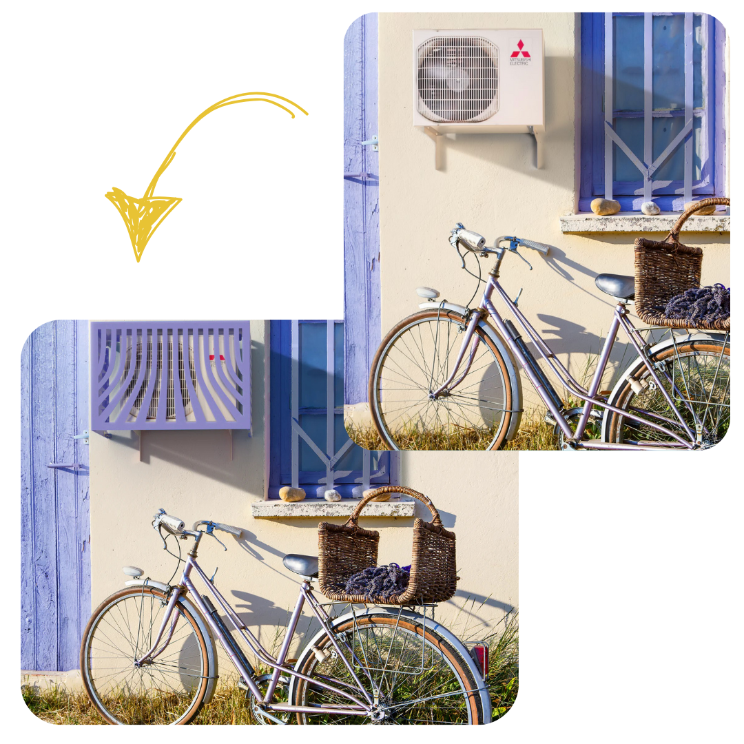 AIRFLOW Split-Klimaanlage & Wärmepumpen Verkleidung MUSSO - Multi