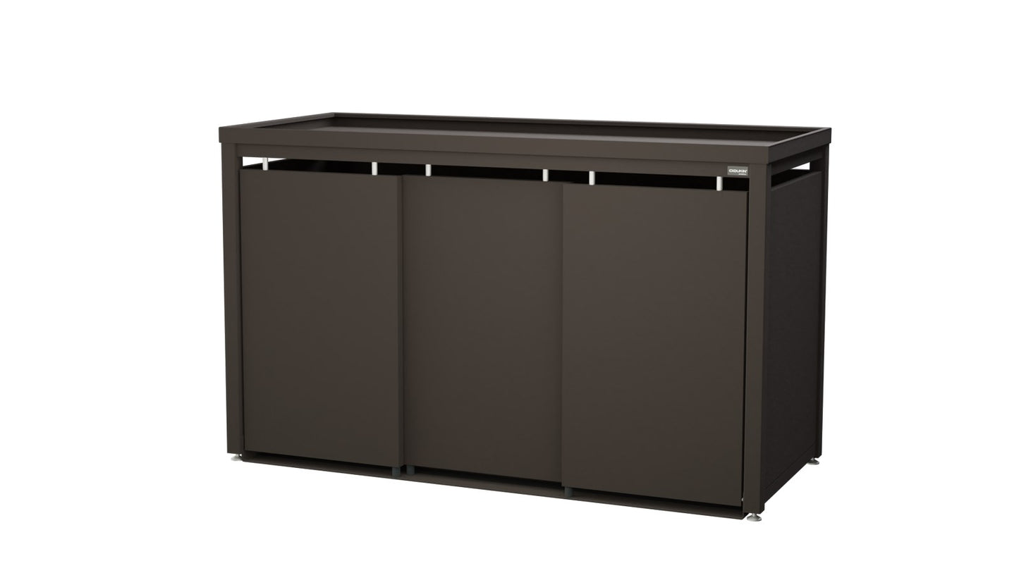 StyleOUT® BLANK 3er RAL 8019 x3 240L Pflanzdach