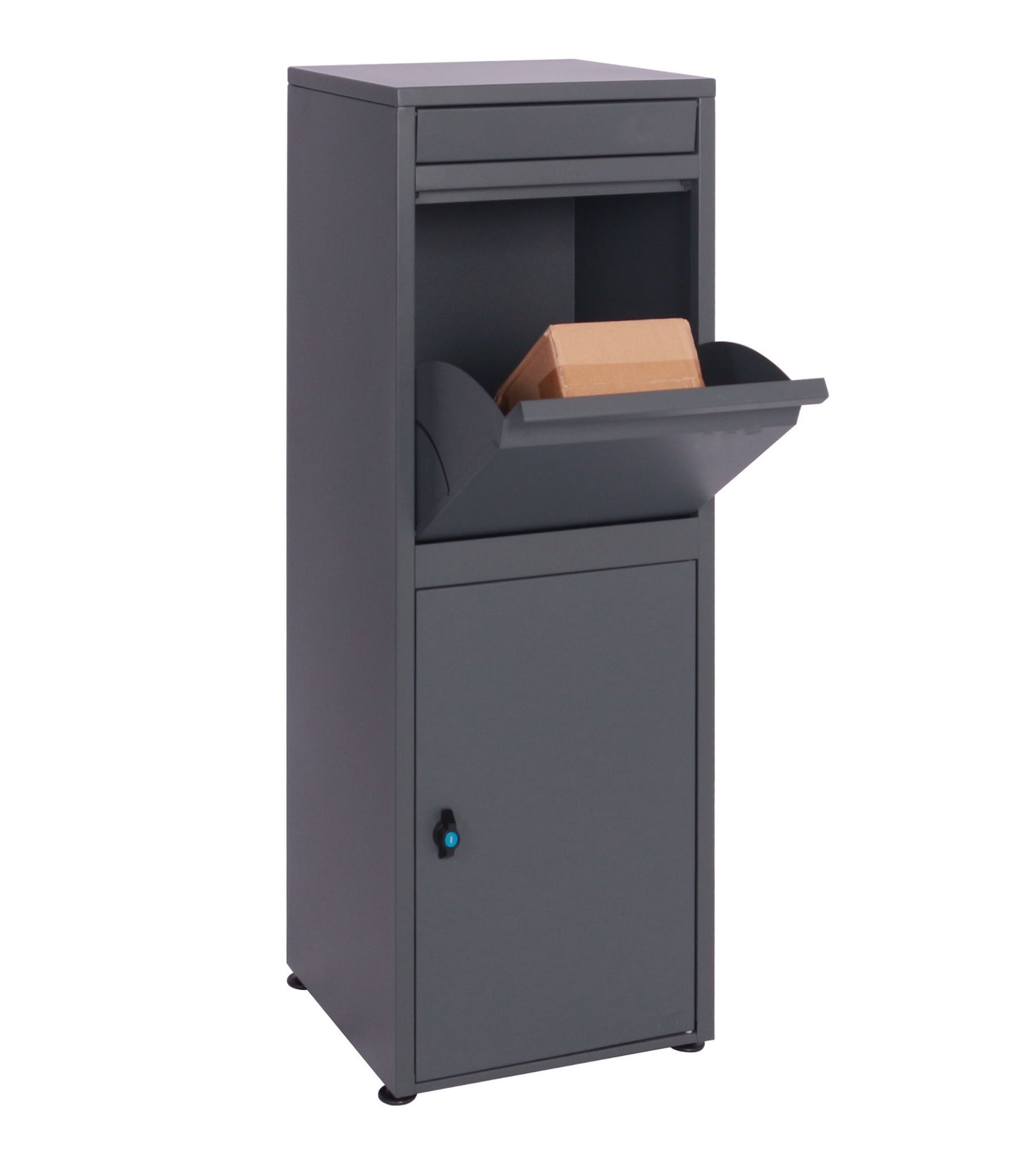 ABVERKAUF! B-WARE DIY Paketkasten anthrazit