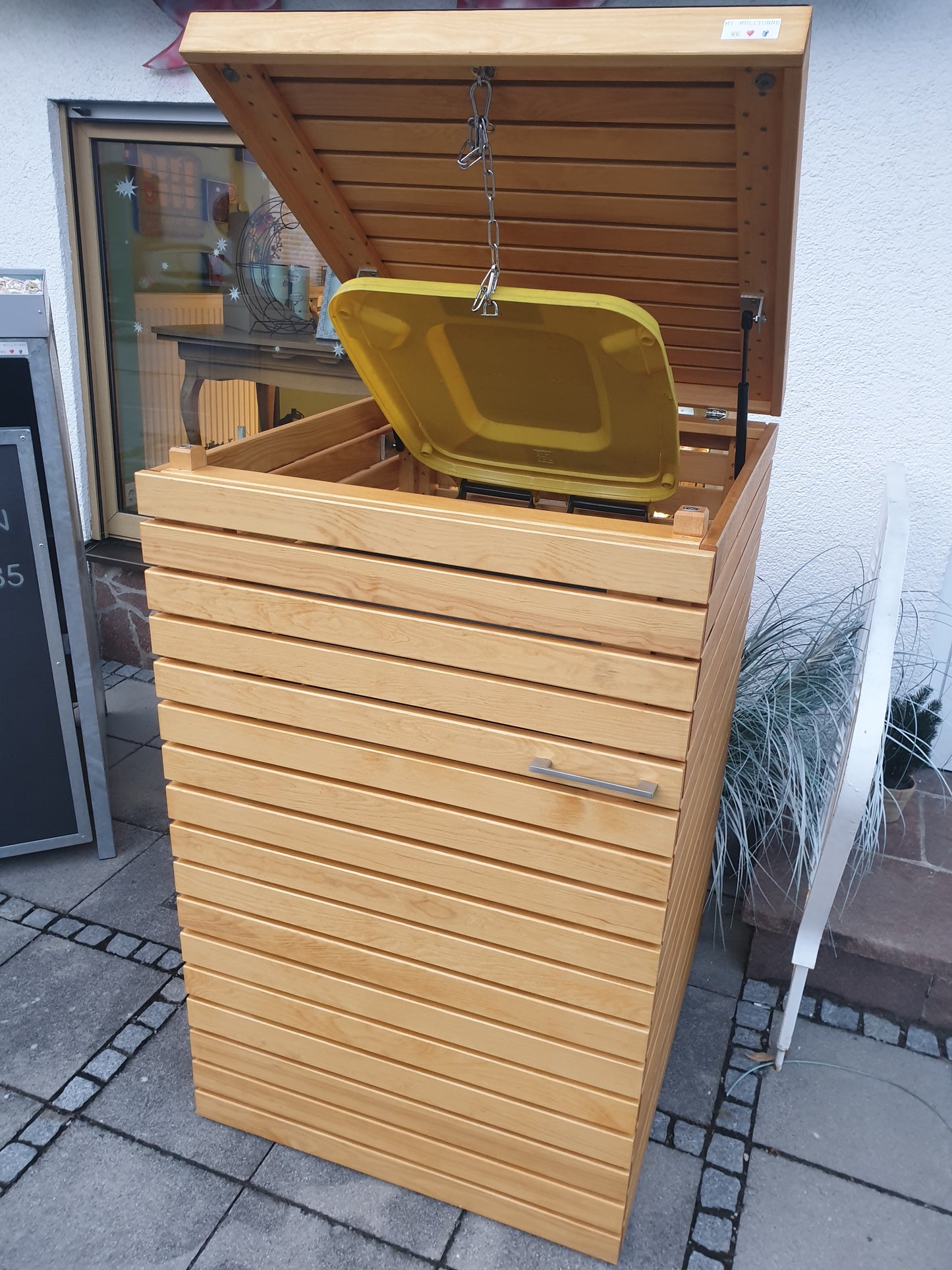 PREMIUM Edle 1er Holzbox mit Klappdach