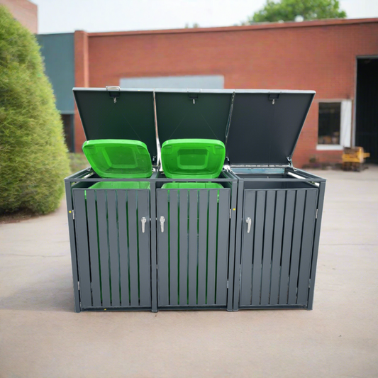 <tc>DIRITTO DIY garbage bin box for 3 bins</tc>