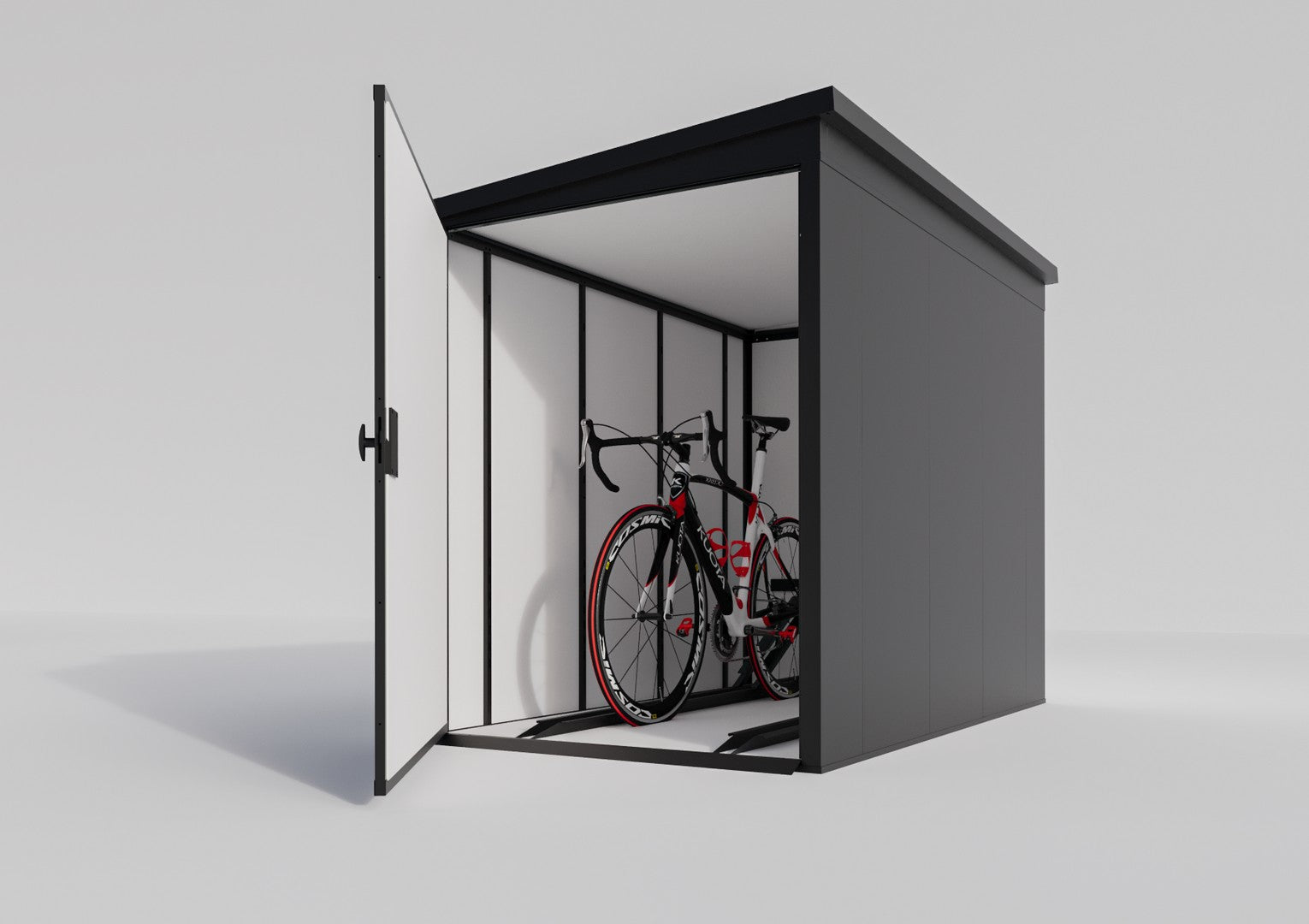 fahrrad aufbewahrung outdoor Fahrradgarage günstig Metall RadGarant – My Muelltonne