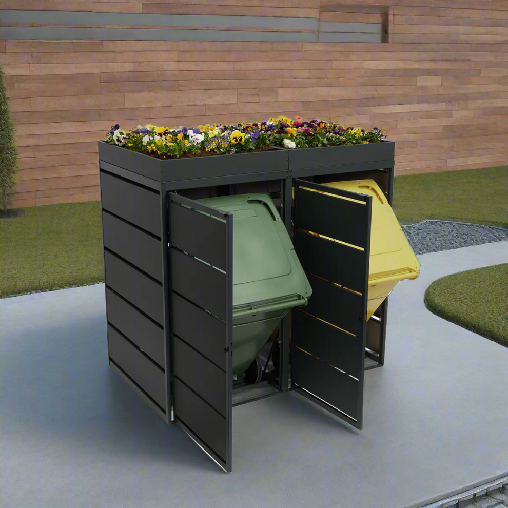 OBOX BLOOM 2er Mülltonnenbox – My Muelltonne