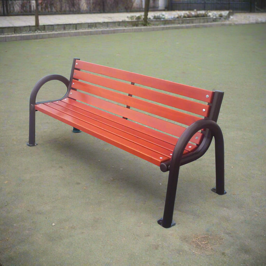 Park bench "Classic II" with backrest