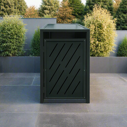 <tc>PREMIUM Metal 1 bin garbage bin box</tc>