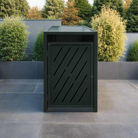 <tc>PREMIUM Metal 1 bin garbage bin box</tc>