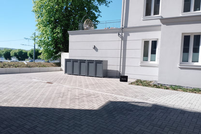 PREMIUM Design Mülltonnenbox - Signature Edition mit Klappdach