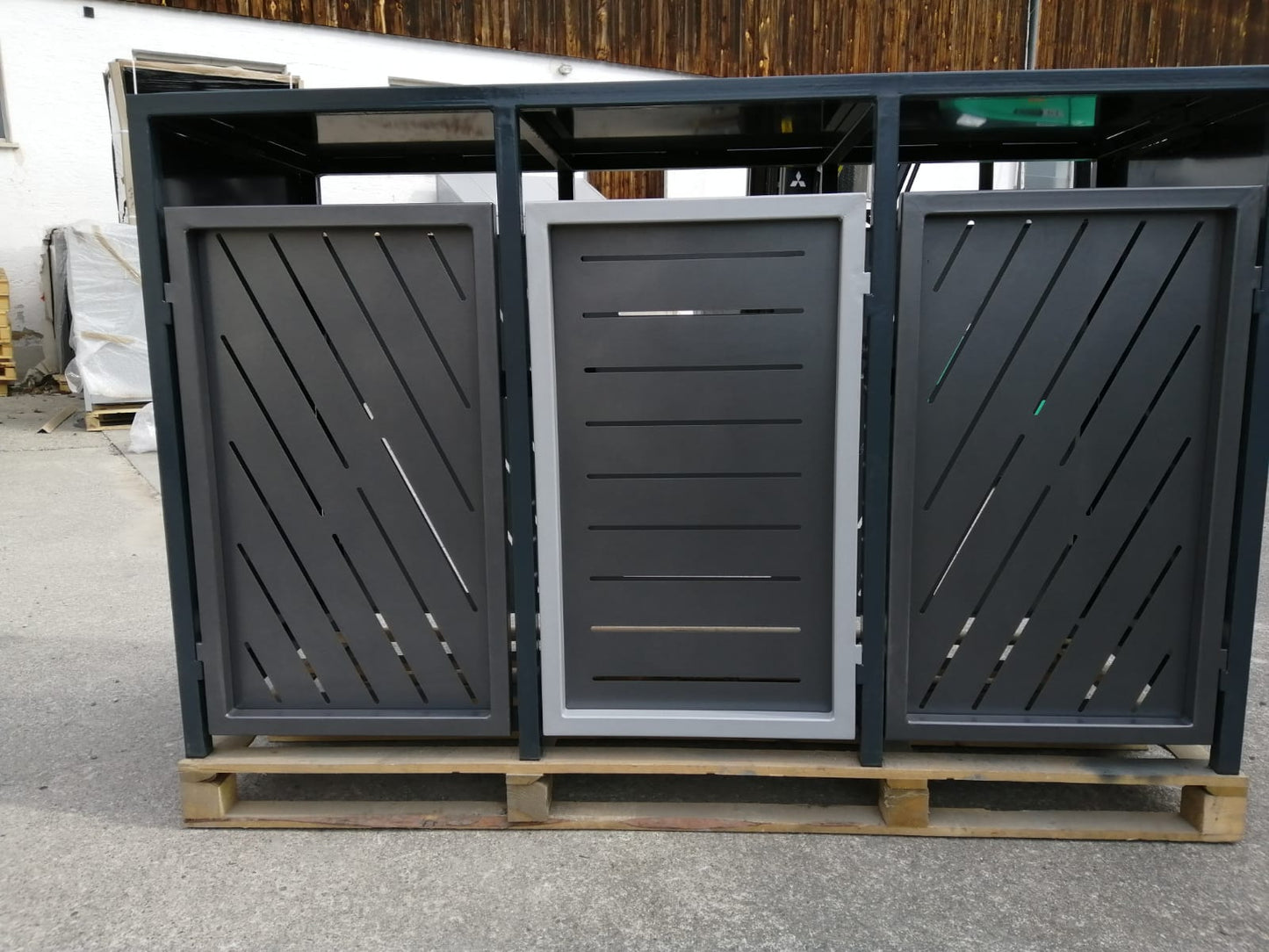 <tc>Double door PREMIUM Design garbage bin box</tc>