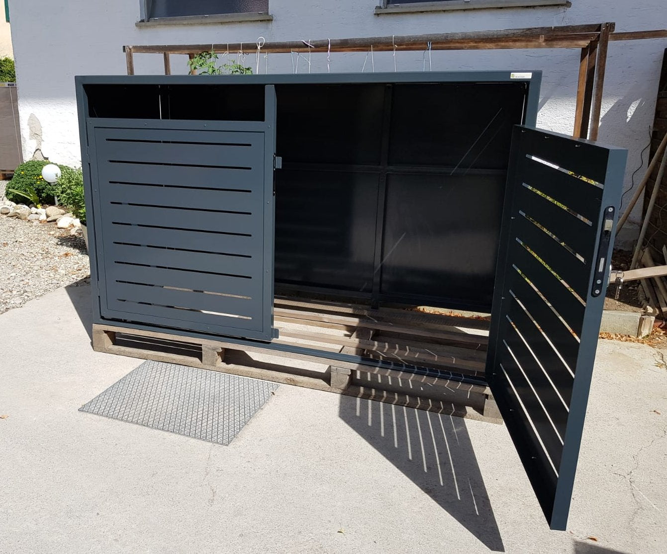 fahrradgarage 4 fahrräder gebraucht Fahrradgarage für 4 Fahrräder