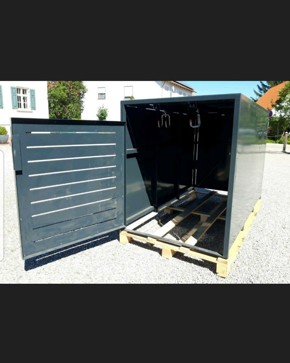 Bicycle box Easy-Slide for 2 bicycles, e-bike