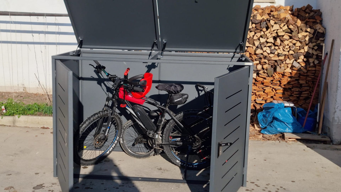 Fahrradbox TRAILBLAZER für 2-3 Fahrräder, Ebike