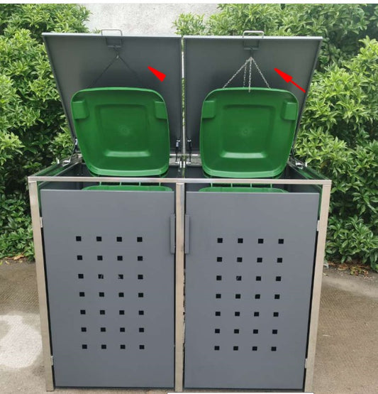 <tc>CHAMPIONBOX DIY garbage bin box for 2 bins</tc>