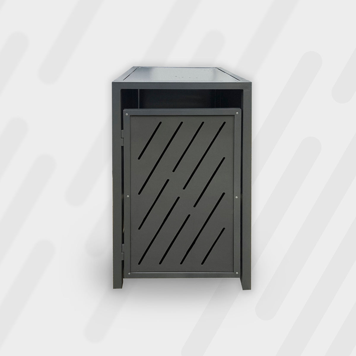 <tc>PREMIUM Metal 1 bin garbage bin box</tc>