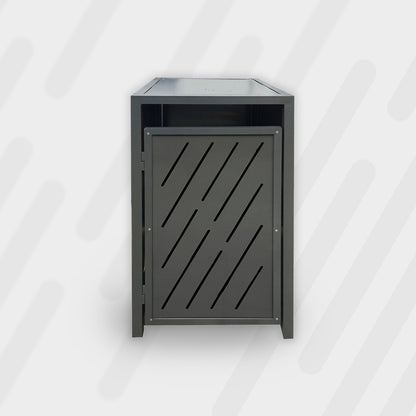 <tc>PREMIUM Metal 1 bin garbage bin box</tc>